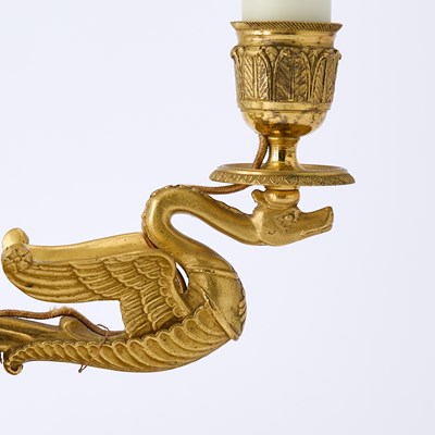 Lot 33 - Directoire Style Gilt-Metal and Tôle Bouillotte Lamp