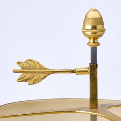 Lot 33 - Directoire Style Gilt-Metal and Tôle Bouillotte Lamp