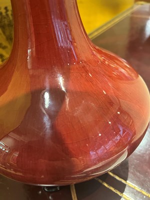 Lot 70 - Chinese Copper Red Glazed Porcelain Vase