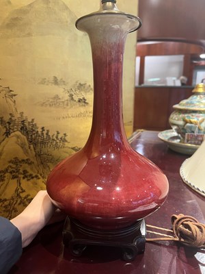 Lot 70 - Chinese Copper Red Glazed Porcelain Vase