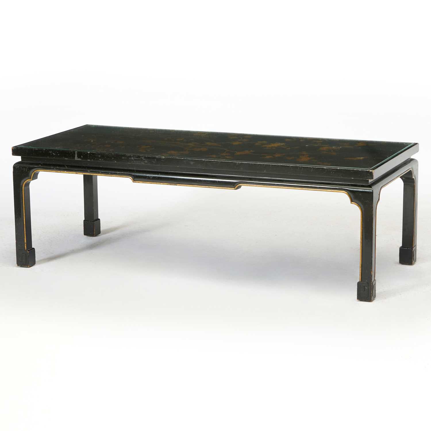 Lot 71 - Chinese Black and Gilt- Lacquered Low Table