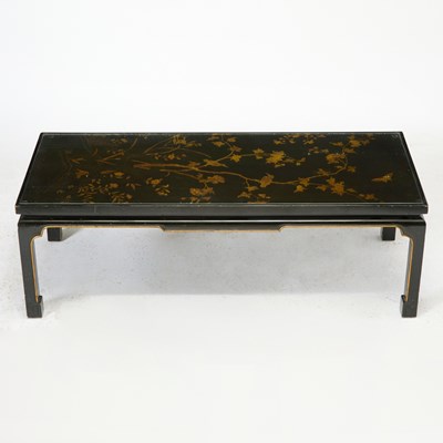 Lot 71 - Chinese Black and Gilt- Lacquered Low Table