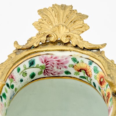 Lot 44 - Gilt-Bronze Mounted Chinese Export Famille Rose Porcelain Sugar Bowl