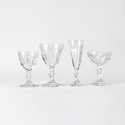 Lot 86 - Baccarat Harcourt Cut-Glass Stemware Service