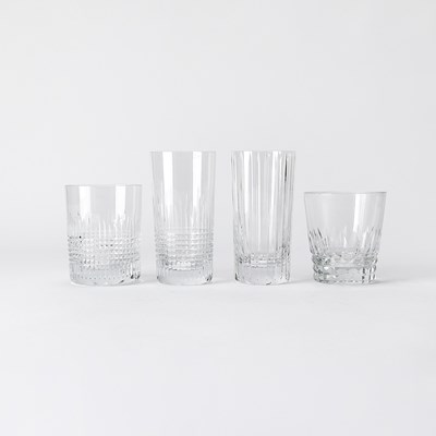 Lot 112 - Group of Baccarat Blown Glass Barware