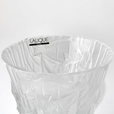 Lot 88 - Two Lalique Molded Glass Vases