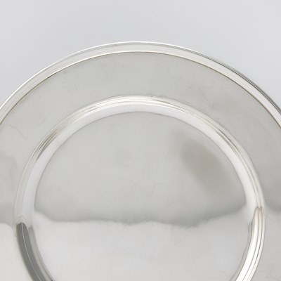 Lot 84 - Set of Twelve Tiffany & Co. and Set of Eight Cartier Sterling Silver Bread Plates