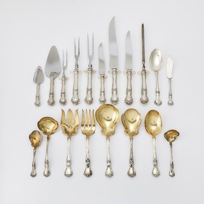 Lot 83 - Gorham Sterling Silver "Buckingham" Pattern Flatware Service