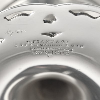 Lot 37 - Pair of American Art Nouveau Sterling Silver Tazzas