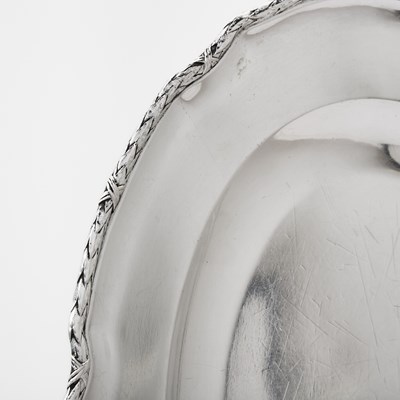 Lot 80 - French Silver Charger and Continental Silver Platter