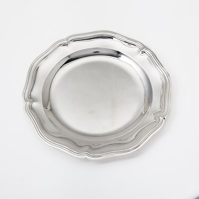 Lot 80 - French Silver Charger and Continental Silver Platter