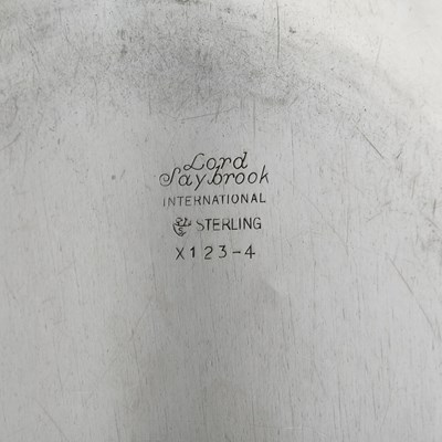 Lot 82 - Group of American Sterling Silver Trays and Dishes