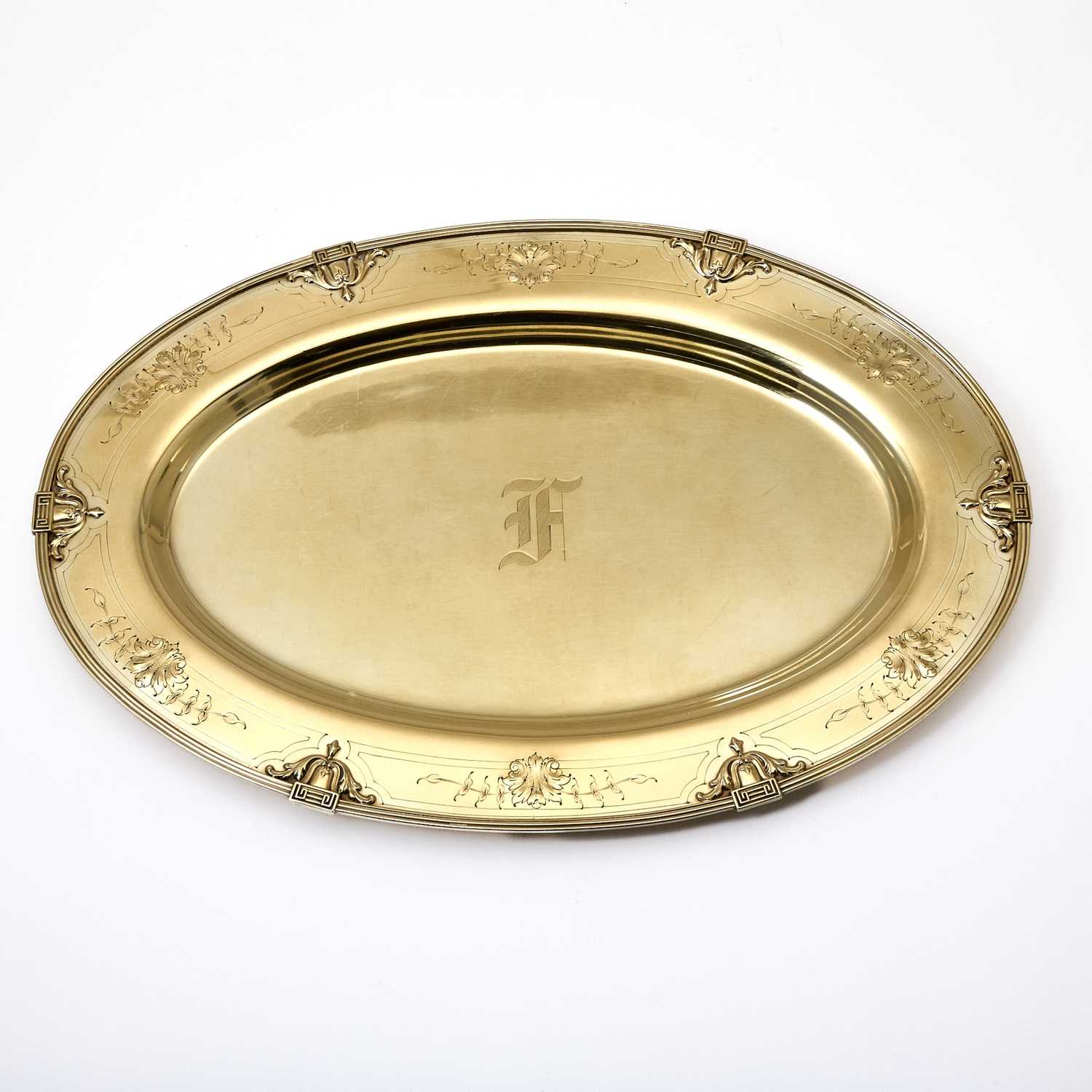Lot 81 - American Sterling Silver Gilt Platter