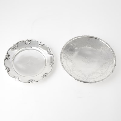 Lot 163 - Two Tiffany & Co. Sterling Silver Cake Plates