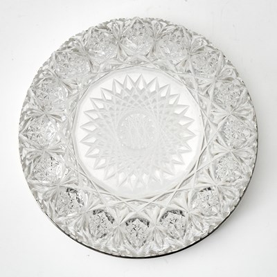 Lot 38 - Gorham Sterling Silver-Mounted Cut Glass Center Bowl