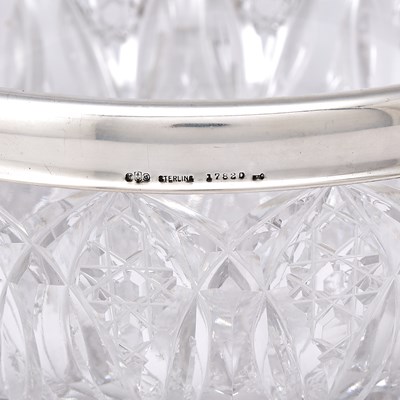 Lot 38 - Gorham Sterling Silver-Mounted Cut Glass Center Bowl