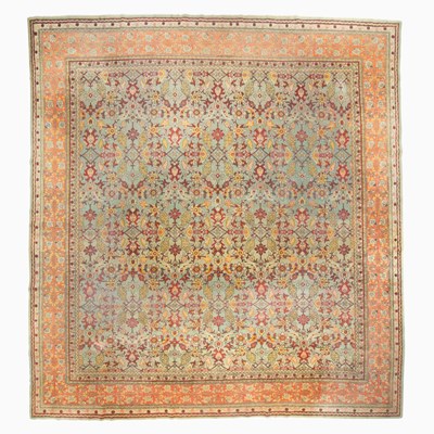 Lot 65 - An Agra Carpet
