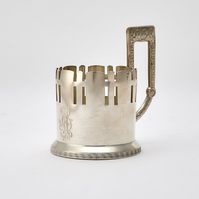 Lot 157 - Russian Silver Tea Glass Holder