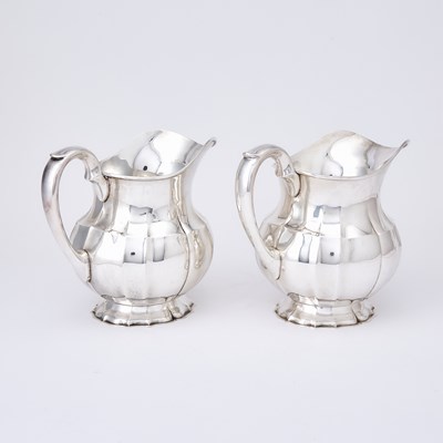 Lot 79 - Pair of American Sterling Silver Water Pitchers