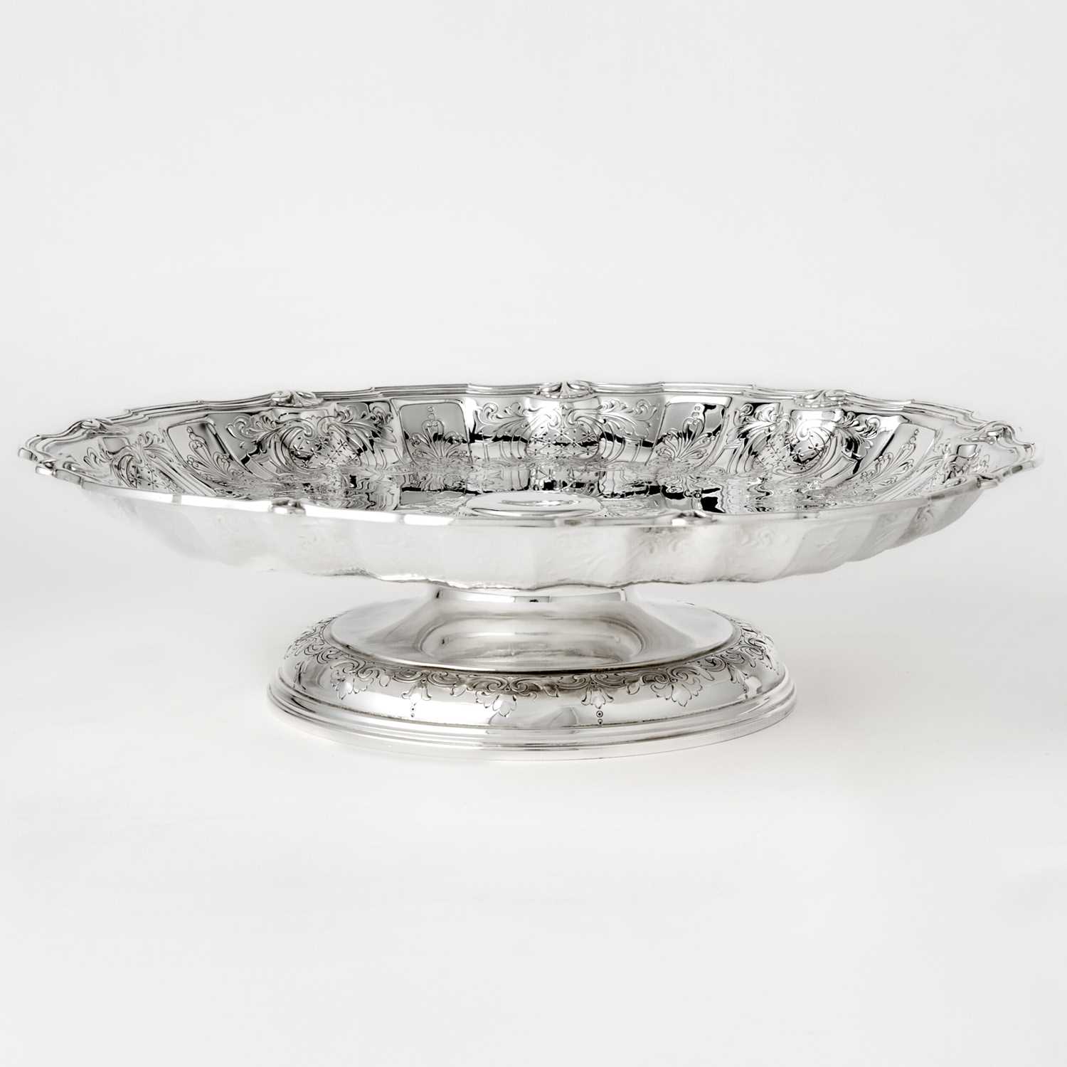 Lot 40 - Tiffany & Co. Sterling Silver Footed Centerpiece