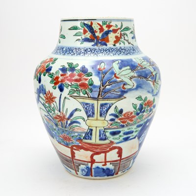 Lot 15 - A Chinese Wucai Porcelain Jar