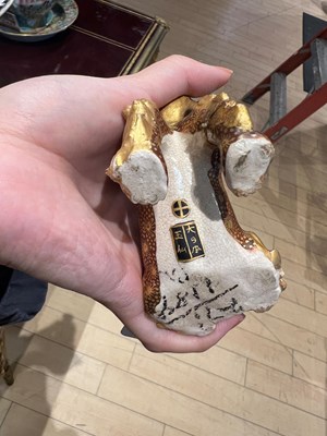 Lot 48 - Pair of Japanese Satsuma Earthenware Figural Vases