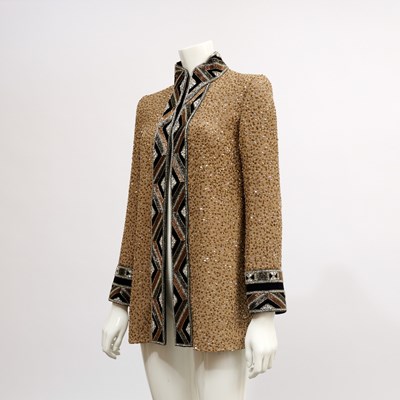 Lot 518 - The Bob Mackie-designed beaded evening jacket worn by Carol Burnett to the 2019 Golden Globe Awards