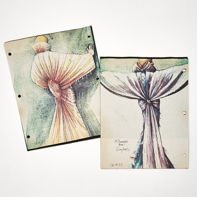 Lot 544 - Costume bible for La Cage aux Folles, designed by Theoni Aldredge