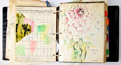 Lot 544 - Costume bible for La Cage aux Folles, designed by Theoni Aldredge