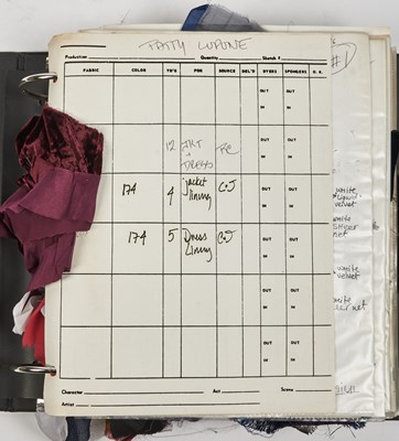 Lot 83 - 1996 Barbara Matera Costume Bible for Patti LuPone, Oksana Baiul and others