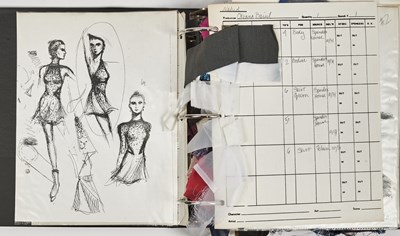 Lot 83 - 1996 Barbara Matera Costume Bible for Patti LuPone, Oksana Baiul and others