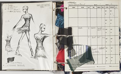 Lot 83 - 1996 Barbara Matera Costume Bible for Patti LuPone, Oksana Baiul and others