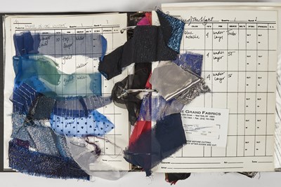 Lot 83 - 1996 Barbara Matera Costume Bible for Patti LuPone, Oksana Baiul and others