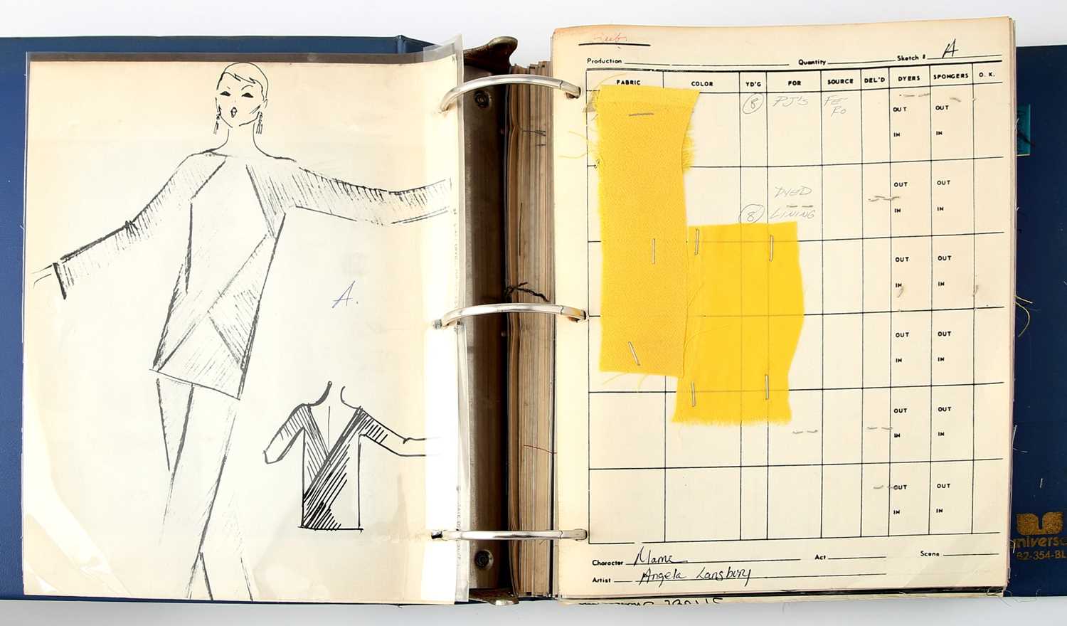 Lot 538 - Four Costume Bibles from Mame including Angela Lansbury
