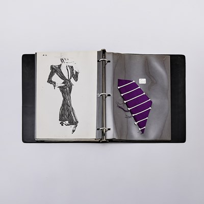 Lot 84 - Five Barbara Matera Costume Bibles loaded with fabric swatches