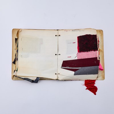 Lot 84 - Five Barbara Matera Costume Bibles loaded with fabric swatches