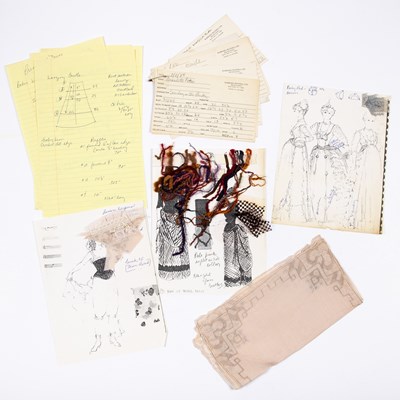 Lot 85 - Three Barbara Matera Costume Bibles for Promises, Promises, Little Foxes, and A Patriot for Me