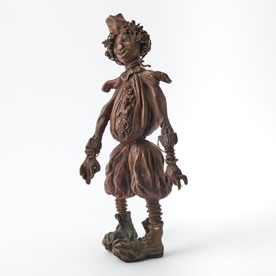 Lot 616 - An original bronze maquette with photos of Michael Jackson's "Scarecrow" Costume in The Wiz
