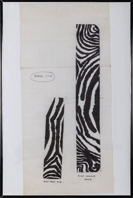 Lot 556 - Costume designs for Norma Desmond's kimono in a production of 'Sunset Boulevard'