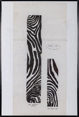 Lot 556 - Costume designs for Norma Desmond's kimono in a production of 'Sunset Boulevard'