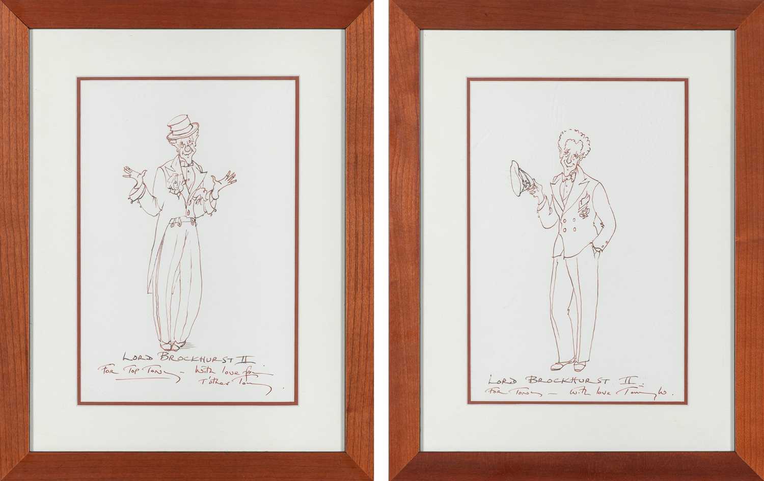 Lot 585 - Two images inscribed by Tony Walton to Tony Roberts