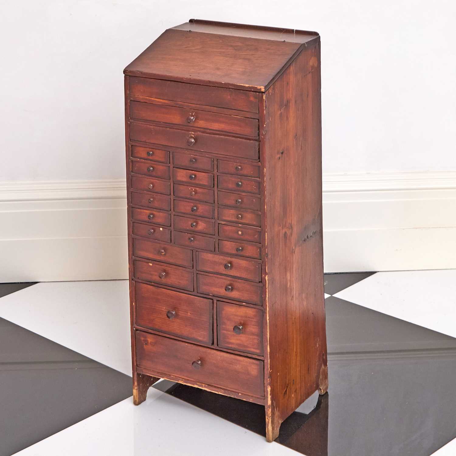 Lot 337 - American Pine Specimen Cabinet