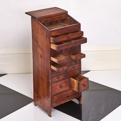 Lot 337 - American Pine Specimen Cabinet