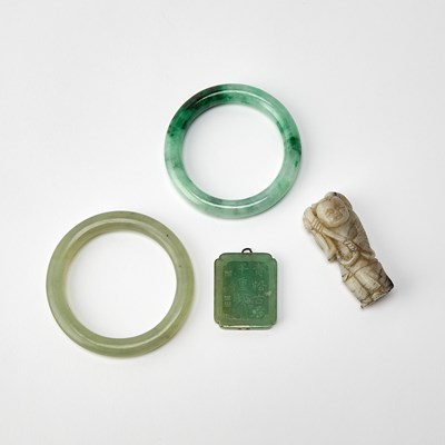 Lot 432 - Four Chinese Jade Articles