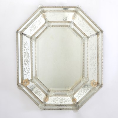 Lot 301 - Venetian Style Mirror-Framed Mirror