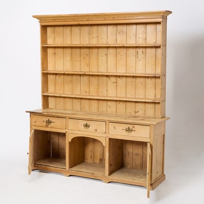Lot 286 - Welsh Stripped Pine Welsh Dresser