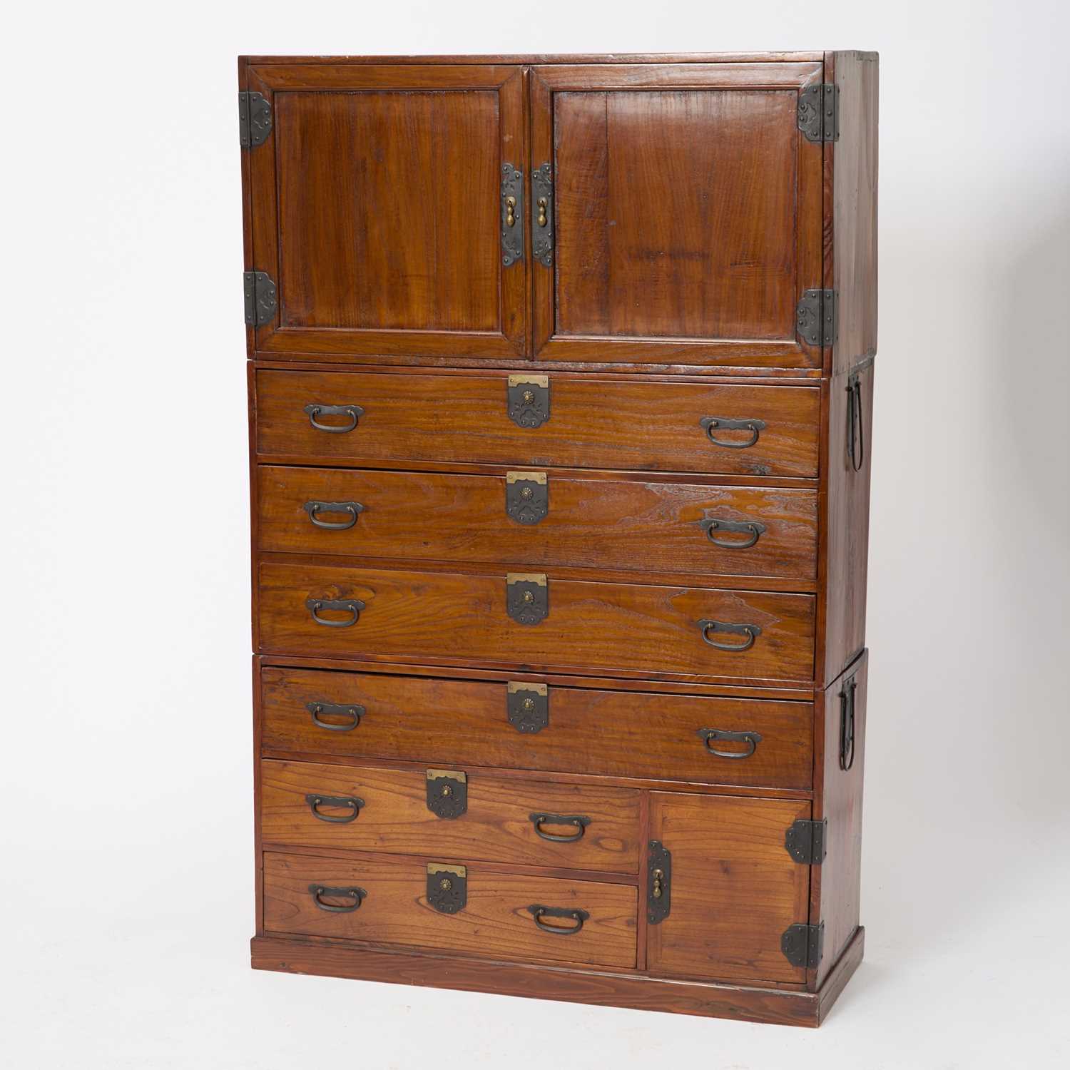 Lot 179 - Japanese Softwood Tansu Cabinet