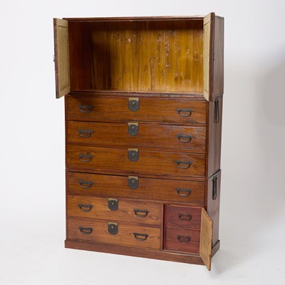 Lot 179 - Japanese Softwood Tansu Cabinet
