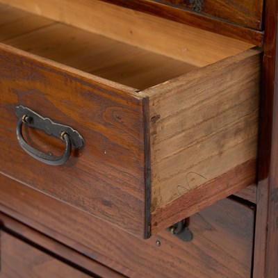 Lot 179 - Japanese Softwood Tansu Cabinet