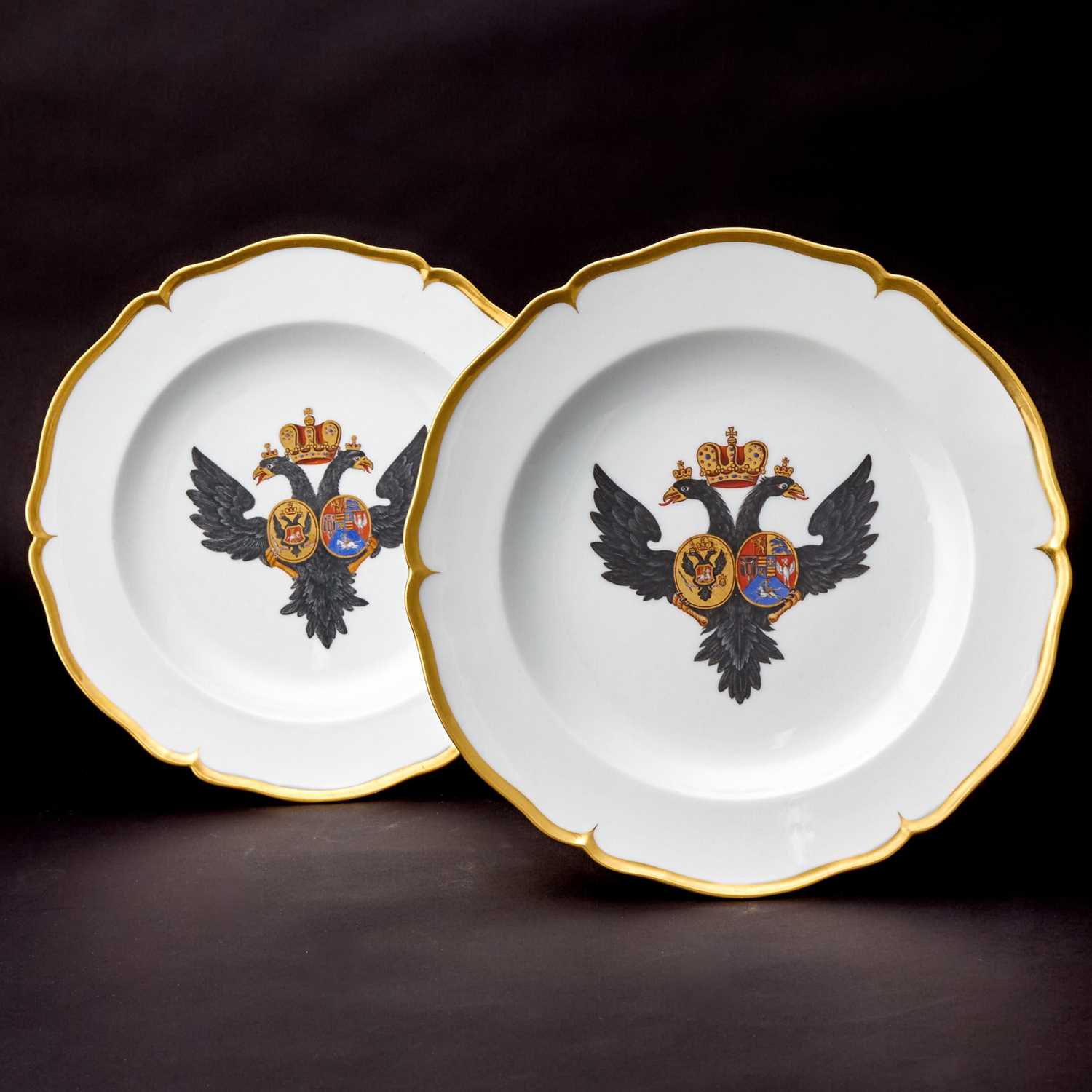 Lot 137 - Pair of Porcelain Plates from the Grand Duke Paul Petrovich Service